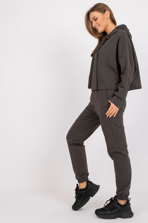 Základní khaki tepláková souprava s...