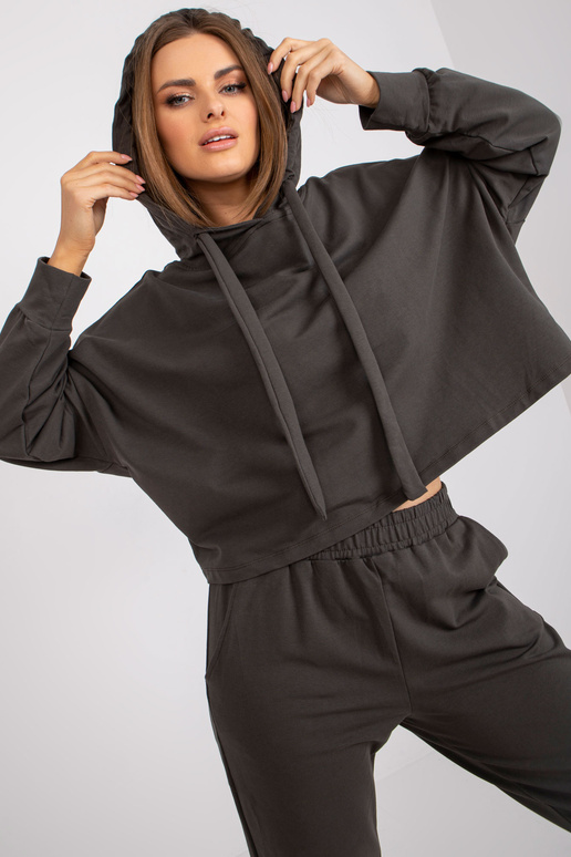 Základní khaki tepláková souprava s...