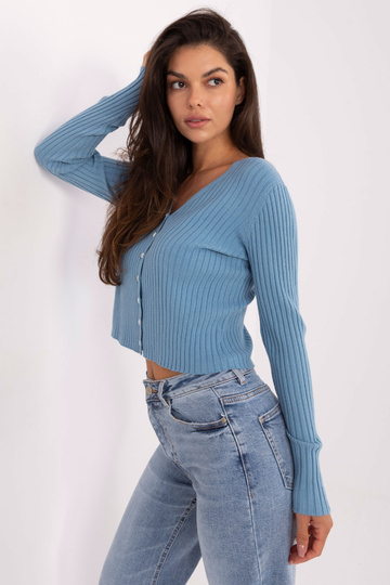 Světle modrý svetr