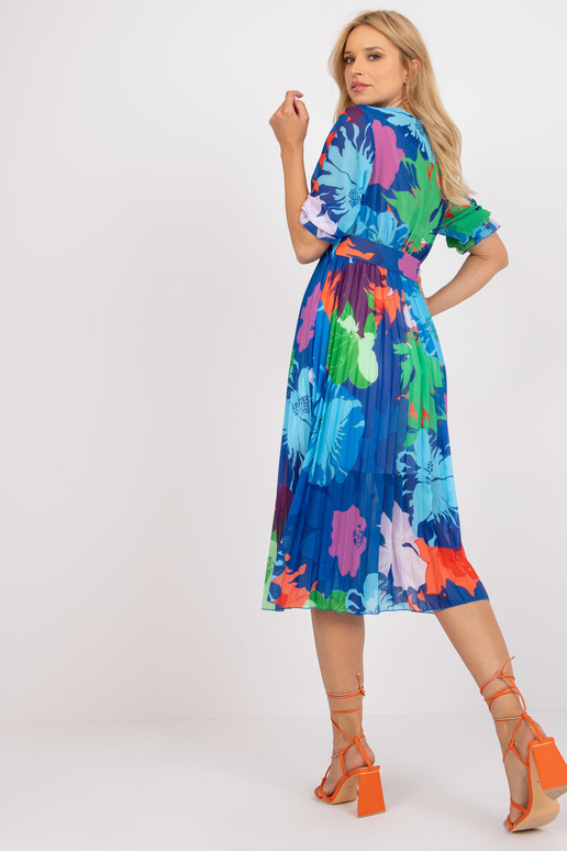 Modré šaty jedné velikosti s potiskem... Modré šaty jedné velikosti s potiskem...