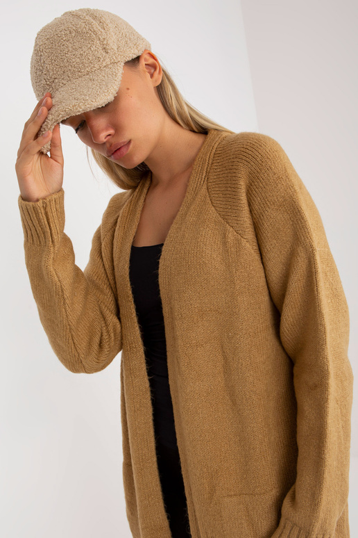 Velbloudí dlouhý oversized cardigan...