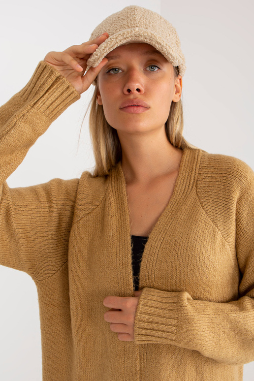 Velbloudí dlouhý oversized cardigan...