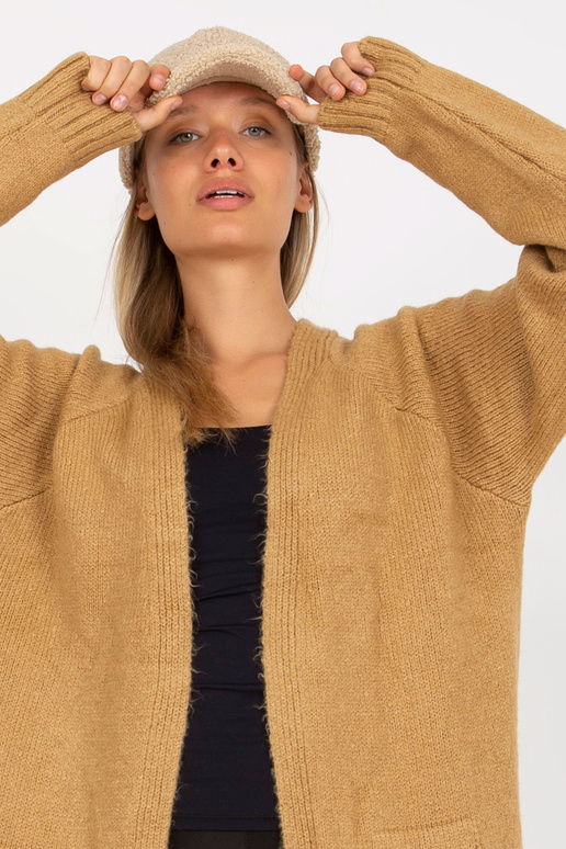 Velbloudí dlouhý oversized cardigan...