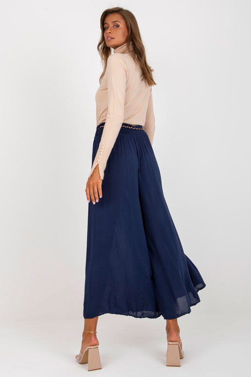 Tmavě modré široké kalhoty Surie OCH...