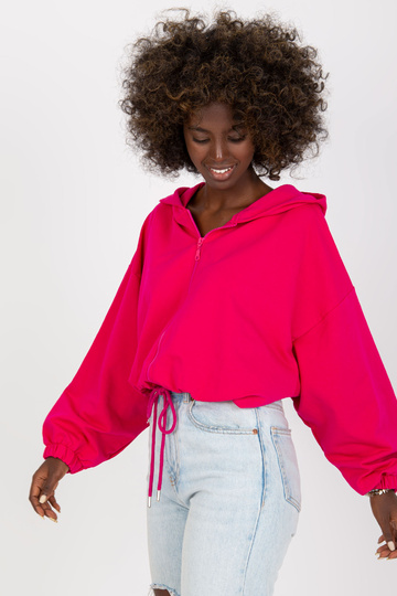 Základní fuchsiová mikina s...