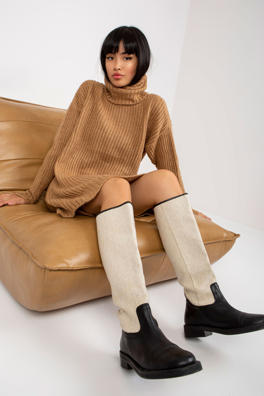 Béžový dlouhý rolák Daventry RUE PARIS