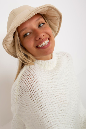 Ecru mini šaty oversize...