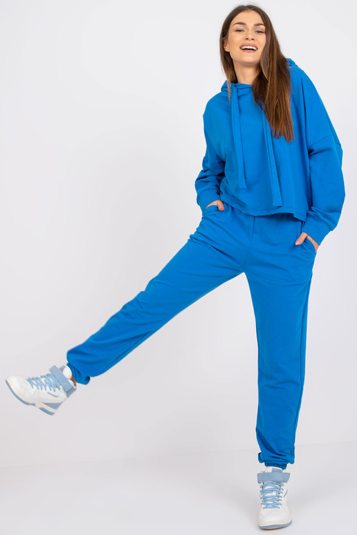 Tmavě modrá základní dvoudílná mikina...