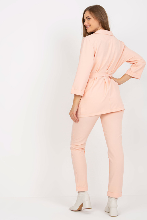 Broskvový dvoudílný elegantní set s...