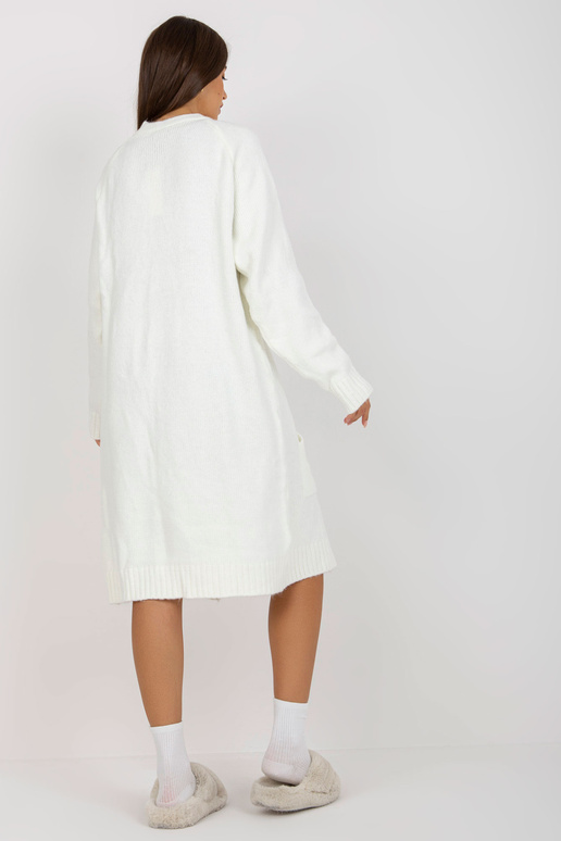 Ecru dlouhý oversize cardigan RUE PARIS