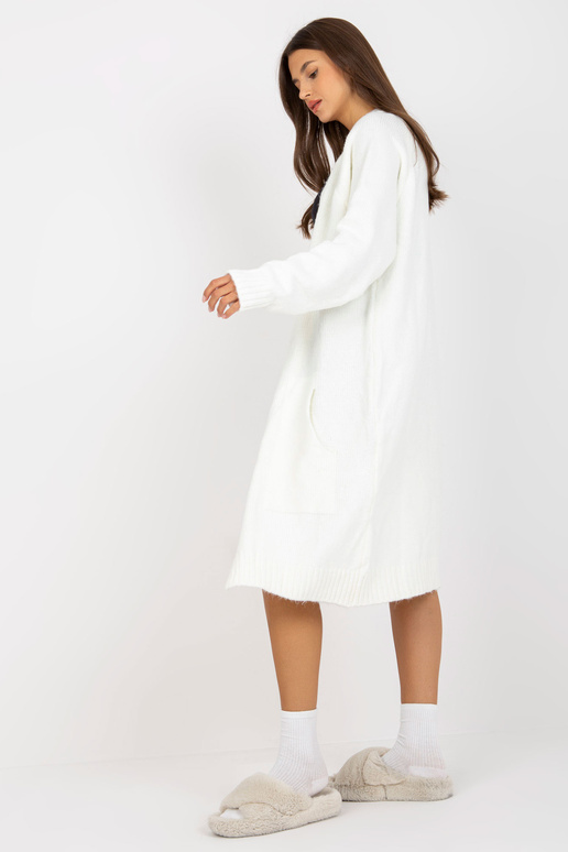 Ecru dlouhý oversize cardigan RUE PARIS