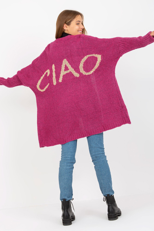 OCH BELLA Fuchsiový volný pletený...