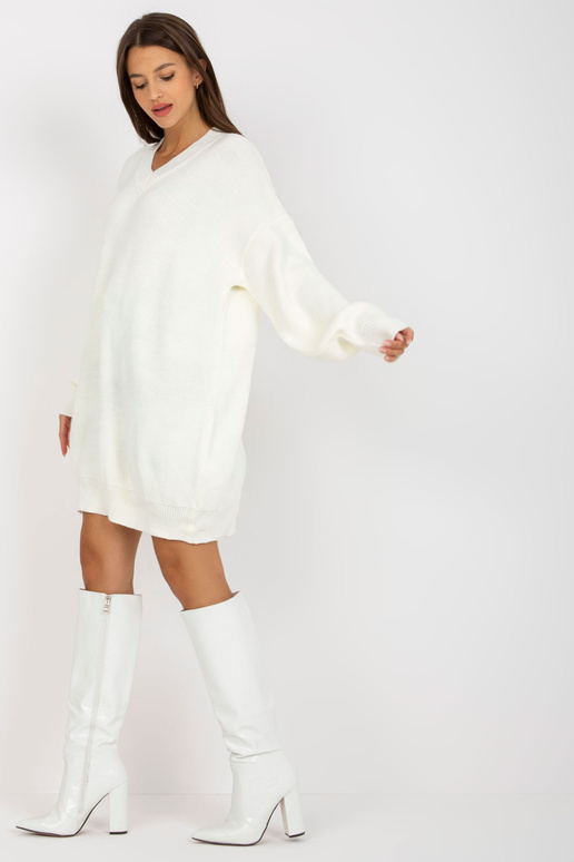 Ecru oversize úpletové šaty RUE PARIS Ecru oversize úpletové šaty RUE PARIS