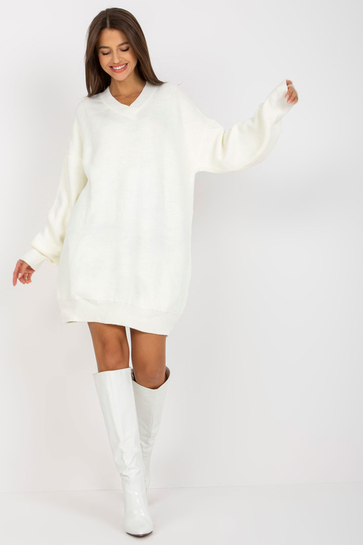 Ecru oversize úpletové šaty RUE PARIS Ecru oversize úpletové šaty RUE PARIS