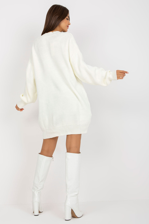 Ecru oversize úpletové šaty RUE PARIS Ecru oversize úpletové šaty RUE PARIS