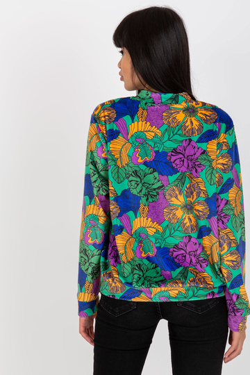 Zeleno-oranžová velurová...