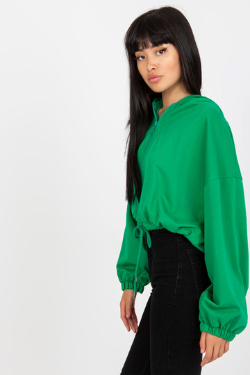 Zelená basic mikina s...