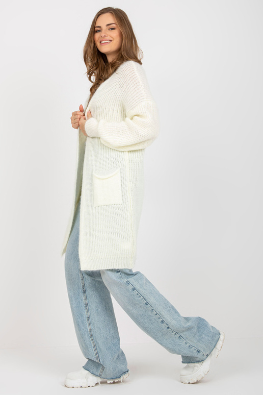 Ecru heboučký oversized cardigan OCH...