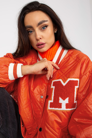 Oranžová prošívaná oversize... 2