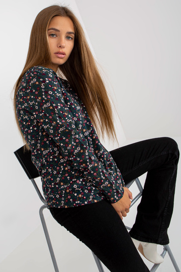 Tmavě modrá dámská halenka...