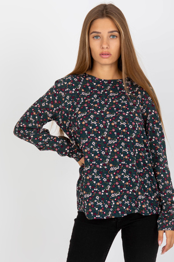 Tmavě modrá dámská halenka... 2