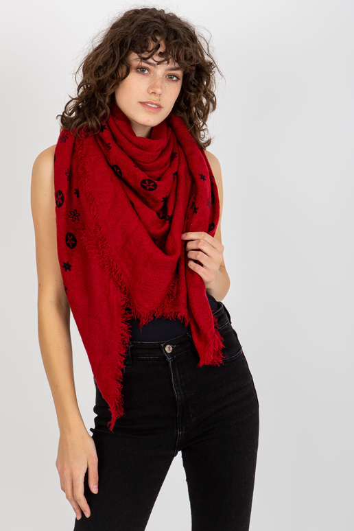 šátek -AT-CH-23502-1,51-tmavě červená