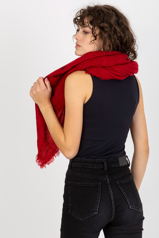 šátek -AT-CH-23502-1,51-tmavě červená
