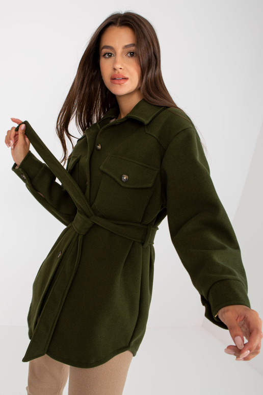 Khaki svrchní košile jedné velikosti...