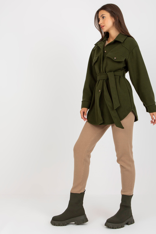 Khaki svrchní košile jedné velikosti...