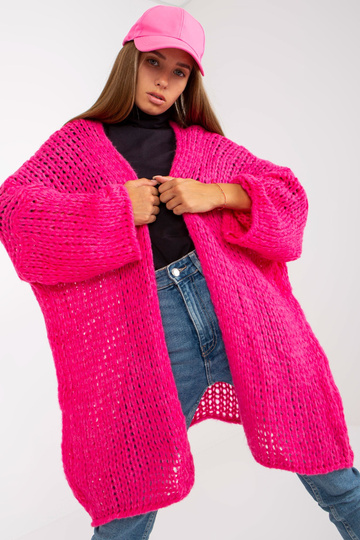 Fluo růžový pletený...