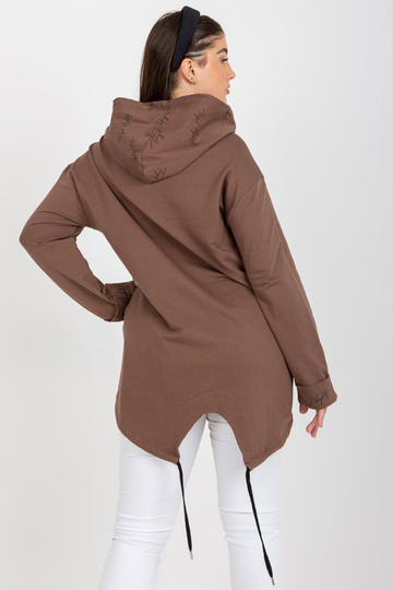 Hnědé nadrozměrné kardigany...