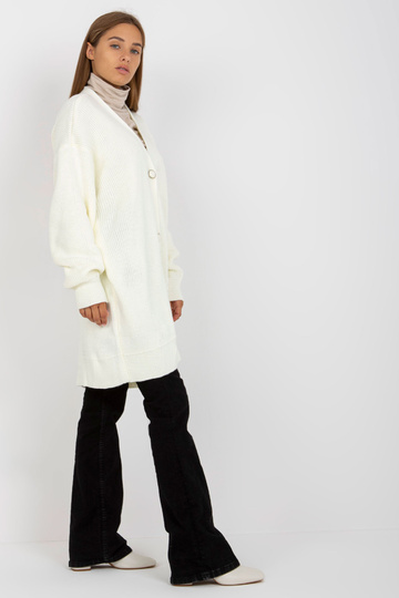 Ecru dlouhý svetr s... 2