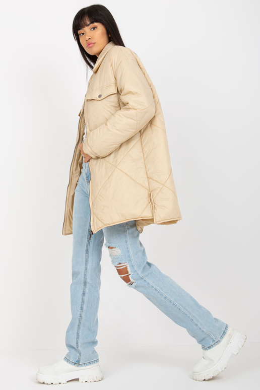 Světle béžová prošívaná přechodová... Světle béžová prošívaná přechodová...