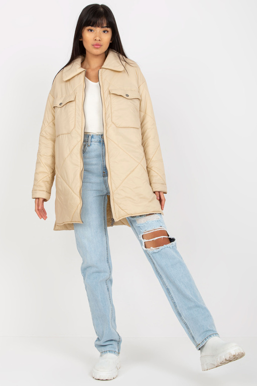 Světle béžová prošívaná přechodová... Světle béžová prošívaná přechodová...