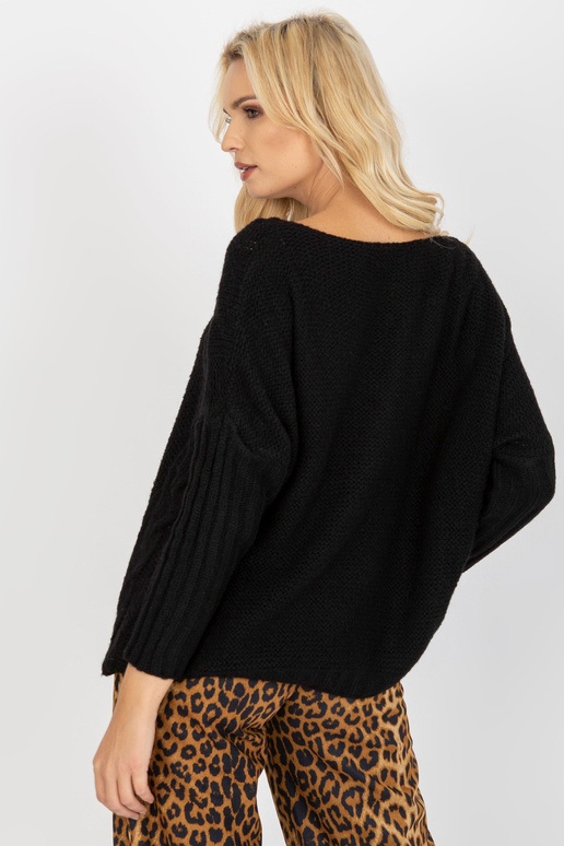 Pulovr Schwarzer se Zöpfen OCH BELLA