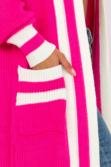 Růžový oversized cardigan s... 2