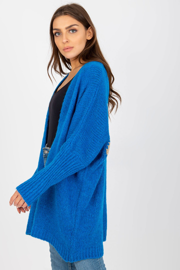 Tmavě modrý dámský kardigan... 2