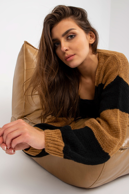 Black Camel Wide Sleeve Cardigan OCH...