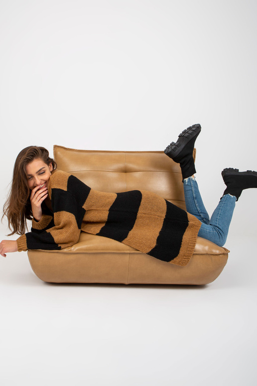 Black Camel Wide Sleeve Cardigan OCH...