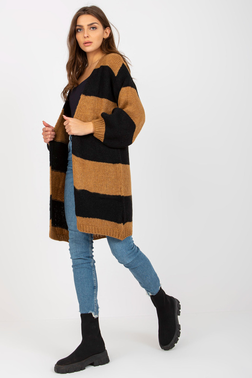 Black Camel Wide Sleeve Cardigan OCH...