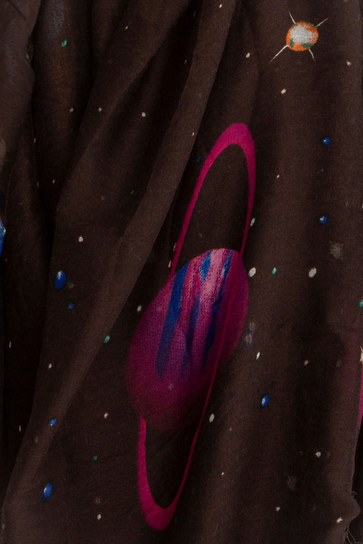 Braune Damen Sling Chimney mit Prints