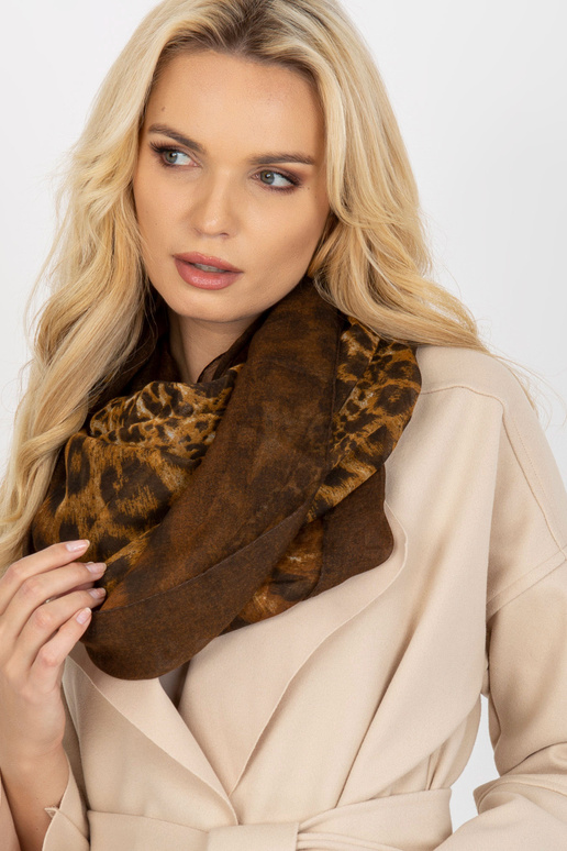 Kamelbrauner Damen-Sling mit Print