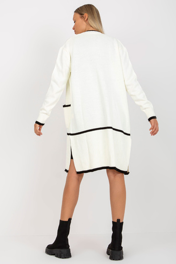 Ecru-černý dámský kardigan... 2