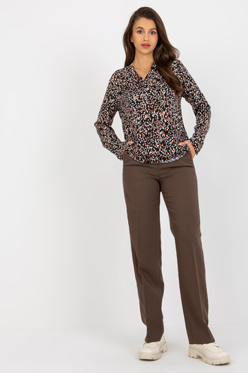 Černá halenka s potiskem a... 2