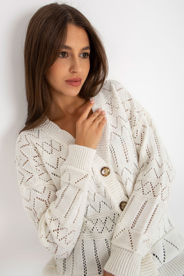 Ecru prolamovaný letní... 2