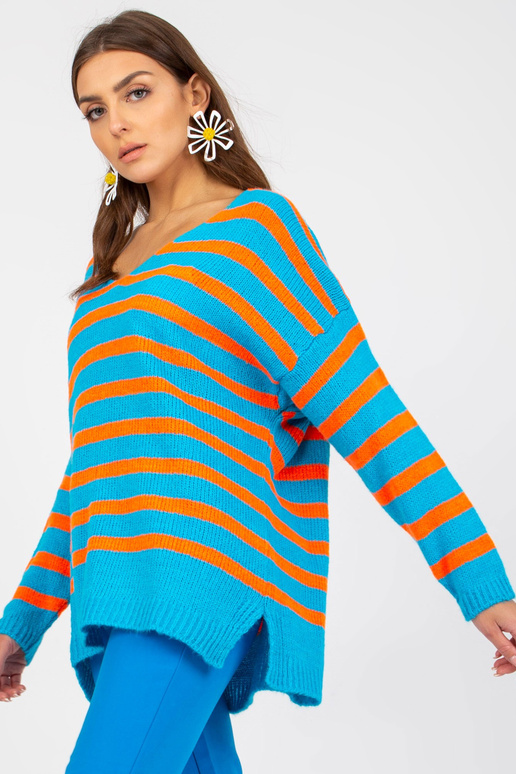 OCH BELLA modro-oranžový pruhovaný... OCH BELLA modro-oranžový pruhovaný...