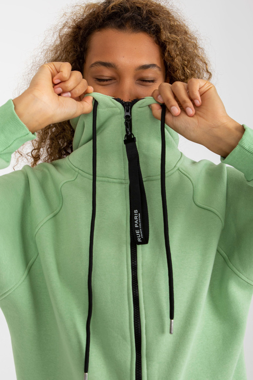 Světle zelené dlouhé kardigany basic...