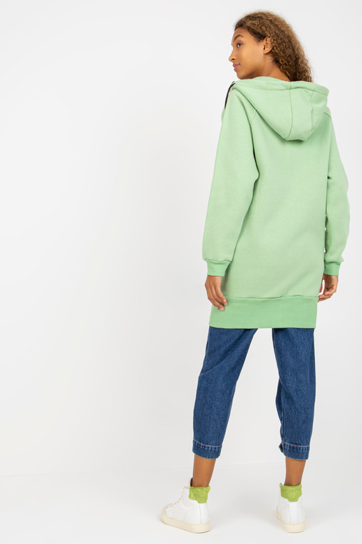 Světle zelené dlouhé kardigany basic...