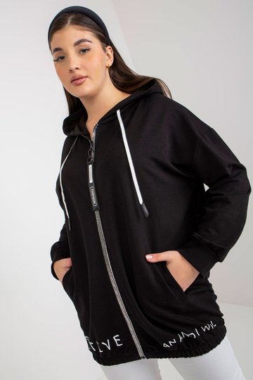 Černá mikina s kapucí plus... 2