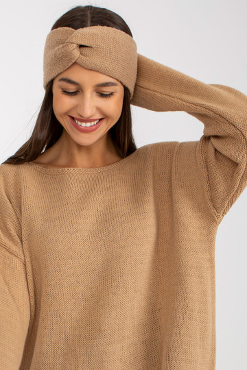 Oversized velbloudí svetr s... 2